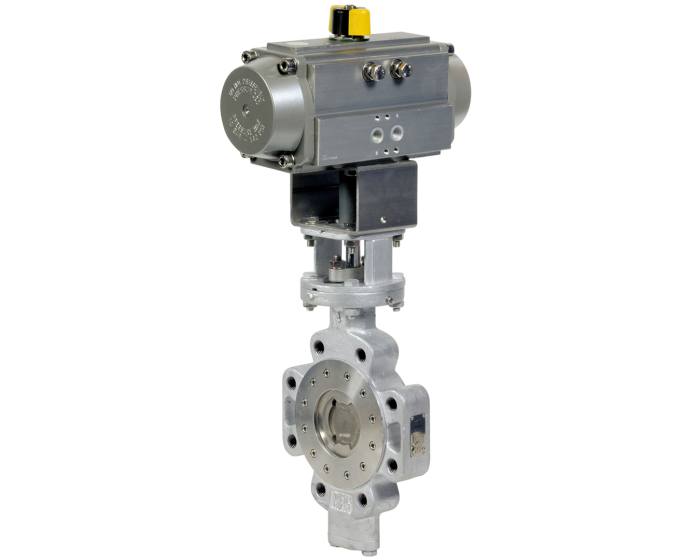 Triple offset butterfly valve 1118 + RE/RES pneumatic actuator